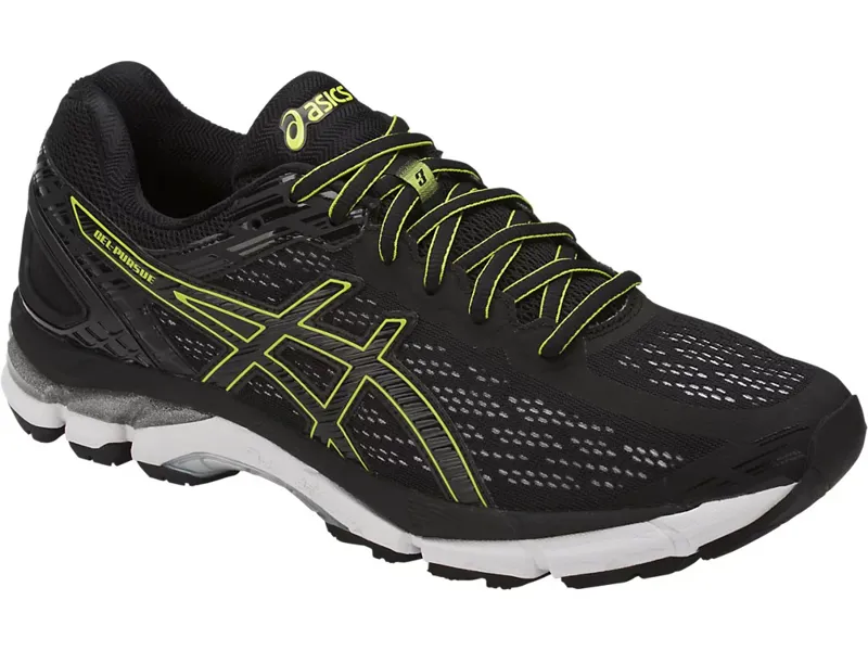 Asics Men's GEL-PURSUE 3 Black/Green-1